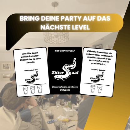 ZITTERAAL™ Das Trinkspiel das jede Party unvergesslich macht - Zitteraal - Das Trinkspiel