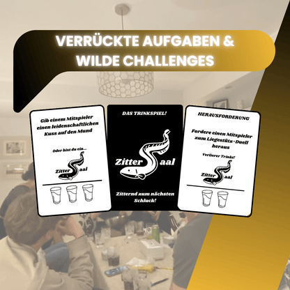 ZITTERAAL™ Das Trinkspiel das jede Party unvergesslich macht - Zitteraal - Das Trinkspiel