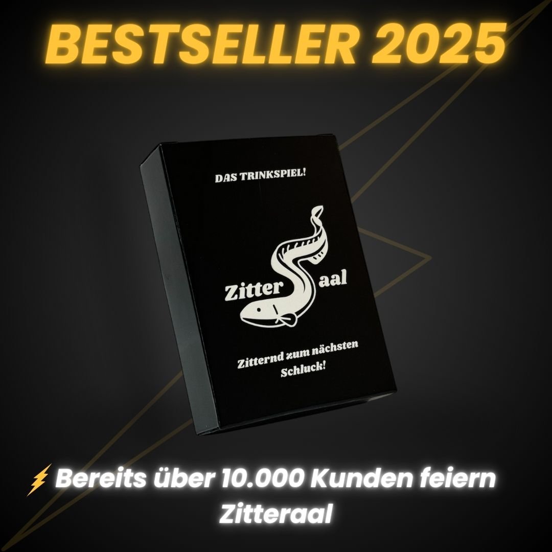 ZITTERAAL™ Das Trinkspiel das jede Party unvergesslich macht - Zitteraal - Das Trinkspiel
